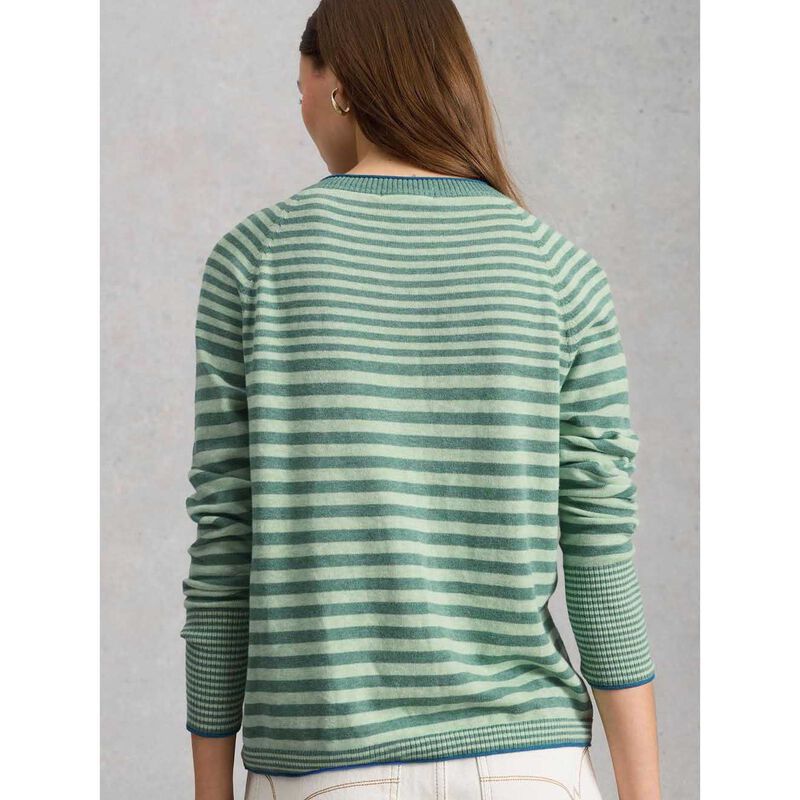 White Stuff Lulu Stripe Cardi image number 1